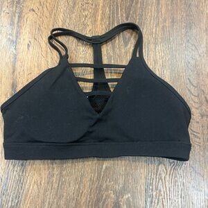 ZYIA Black Grid Sports Bra
